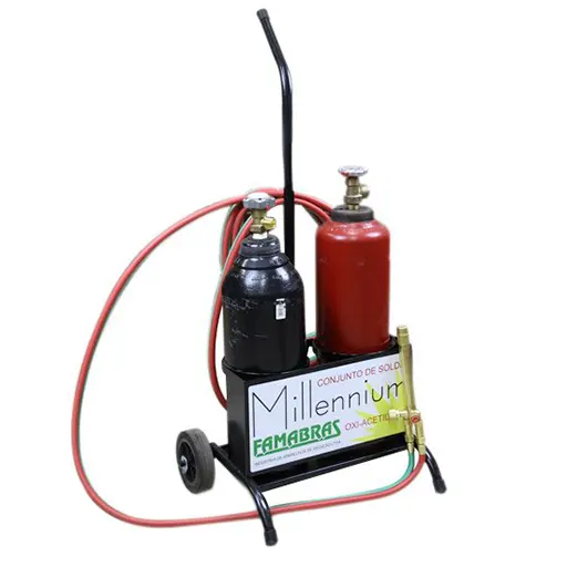 Recarga oxigênio cilindro industrial